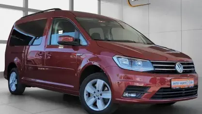 Occasion VW Caddy Maxi Comfortline 125 ch (91 kW) 2018 Rouge Monospace
