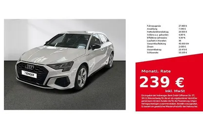 Gebraucht Audi A3 S-Line 245 PS (180 kW) 2022 Limousine