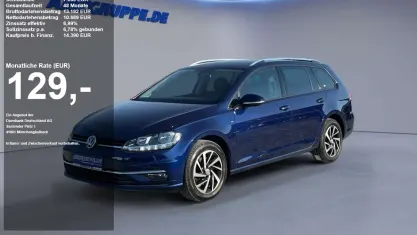 Gebraucht VW Golf VII Join 116 PS (85 kW) 2019 Blau met Kombi