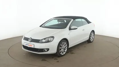 Gebraucht VW Golf Cabriolet LOUNGE 2015 Weiß Cabrio
