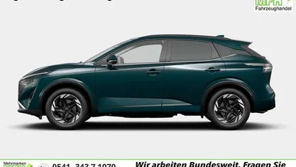Deep ocean green metallic Neu 2025 Nissan Qashqai N-Connecta SUV | 27.988 € (Superpreis)