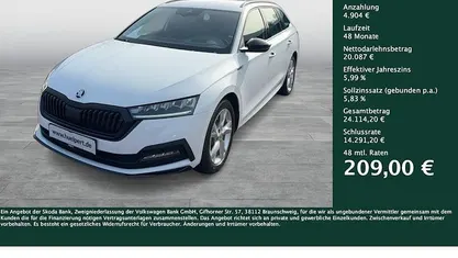 Gebraucht Skoda Octavia SportLine 204 PS (150 kW) 2022 Kombi