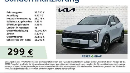 Cararraweiss Neu 2025 Kia Sportage Comfort SUV | 33.750 € (Fairer Preis)