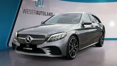 Selenitgrau metalliclack Gebraucht 2020 Mercedes C220 AMG line Kombi | 27.900 € (Fairer Preis)
