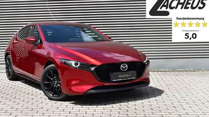 Soul red crystal Gebraucht 2025 Mazda 3 Exclusive Limousine | 29.100 € (Fairer Preis)