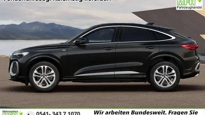 Mythosschwarz metallic Neu 2025 Audi Q5 Sportback S-Line SUV | 67.195 € (Guter Preis)