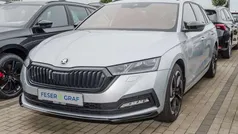 Brilliantsilber metallic Gebraucht 2024 Skoda Octavia SportLine Kombi | 31.350 € (Superpreis)