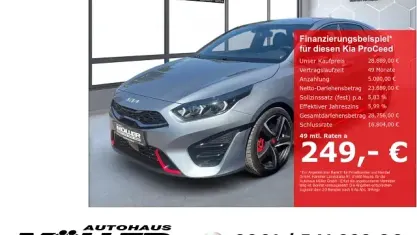 Gebraucht Kia ProCeed GT Comfort 204 PS (150 kW) 2024 Silber Kleinwagen