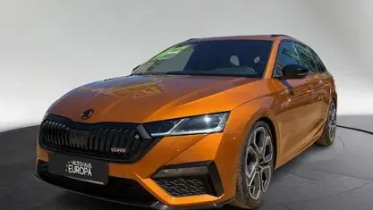 Gebraucht Skoda Octavia RS 200 PS (147 kW) 2024 Phoenixorange premium metall Kombi