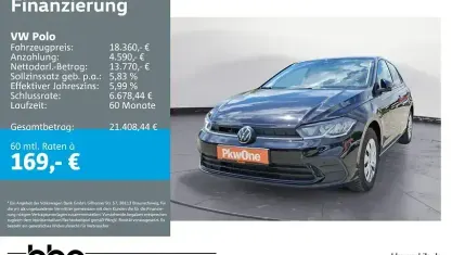Gebraucht VW Polo Pro 95 PS (69 kW) 2023 Schwarz Kleinwagen