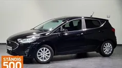 Schwarz, agate black metallic Gebraucht 2022 Ford Fiesta Titanium Kleinwagen | 12.990 € (Fairer Preis)
