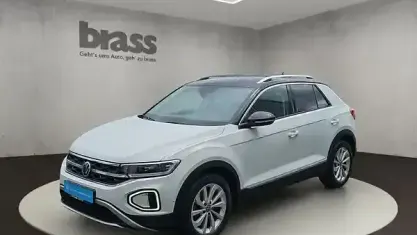 Gebraucht VW T-Roc Style 150 PS (110 kW) 2022 Pure white / deep black perleffekt SUV