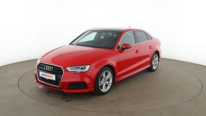 Używany Audi A3 Design 150 KM (110 kW) 2019 Czerwony Sedan/Limuzyna