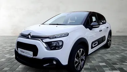 Gebraucht Citroën C3 PureTech 110 PS (80 kW) 2023 Weiß, dach schwarz (weiß) Kleinwagen