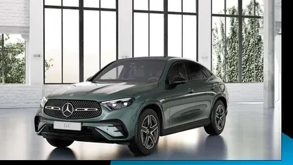 Metalliclackverdesilber Gebraucht 2025 Mercedes GLC300 AMG Coupé | 63.490 € (Superpreis)