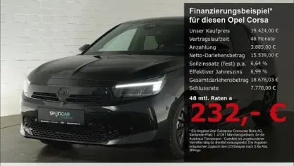 Gebraucht Opel Corsa 110 PS (80 kW) 2025 Schwarz Kleinwagen