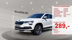 Candy weiss met. Gebraucht 2021 Skoda Karoq SUV | 26.880 € (Fairer Preis)