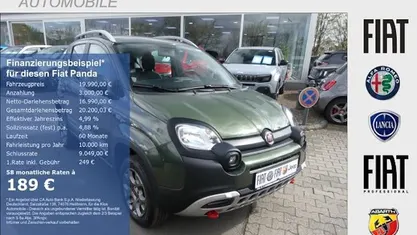 Usata Fiat Panda Cross Cross 86 CV (63 kW) 2021 Verde Utilitaria