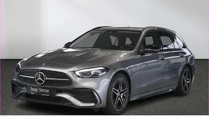 Gebraucht Mercedes C180 AMG 170 PS (125 kW) 2023 Lack selenitgrau Kombi