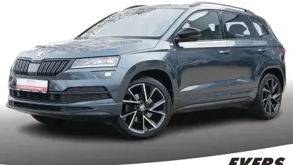 Gebraucht Skoda Karoq SportLine 190 PS (139 kW) 2021 Quarz grau metalllic SUV