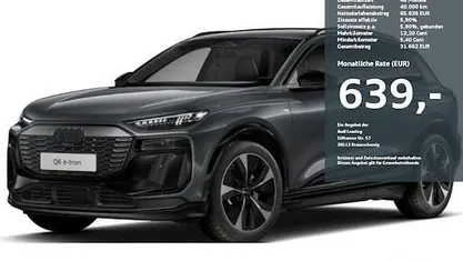 Grau Neu 2026 Audi Q6 e-tron Ambiente SUV | 80.490 € (Superpreis)
