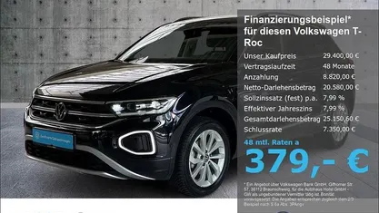 Deep black perleffekt Gebraucht 2024 VW T-Roc Style SUV | 29.400 € (Fairer Preis)
