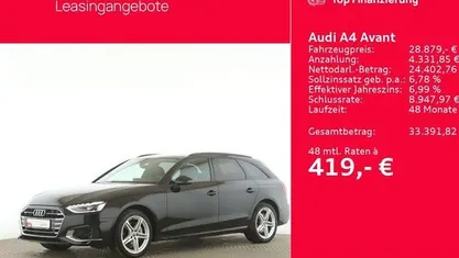 Gebraucht Audi A4 Advanced 204 PS (150 kW) 2022 Kombi