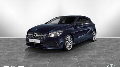 Cavansitblau metallic Gebraucht 2017 Mercedes A220 AMG Limousine | 19.477 € (Fairer Preis)
