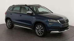 Lava blau metallic Gebraucht 2021 Skoda Karoq Scout 4x4 SUV | 28.895 € (Fairer Preis)