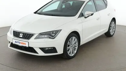 Gebraucht Seat Leon XCELLENCE 125 PS (91 kW) 2018 Weiß Limousine