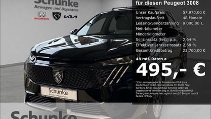 Ny Peugeot e-3008 239 kW (325 HK) 2025 Sort SUV