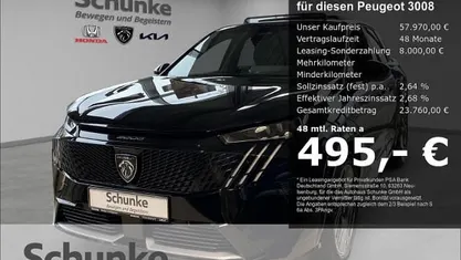 Schwarz Neu 2025 Peugeot e-3008 SUV | 57.970 € (Fairer Preis)