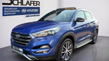 Gebraucht Hyundai Tucson Passion Plus 177 PS (130 kW) 2018 Blau SUV