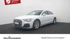 Gletscherweiß metallic Gebraucht 2023 Audi A8 Ambiente Limousine | 63.980 € (Superpreis)