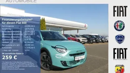 Neu Fiat 600 Icon 110 PS (80 kW) 2026 Mare grün metallic (blau) SUV