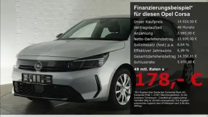 Gebraucht Opel Corsa 101 PS (74 kW) 2024 Silber Kleinwagen