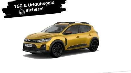 Neu Dacia Sandero Extreme 110 PS (80 kW) 2025 Amber yellow (gelb) Limousine