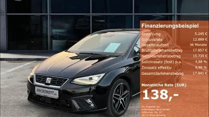 Gebraucht Seat Ibiza FR 150 PS (110 kW) 2023 Schwarz Kleinwagen