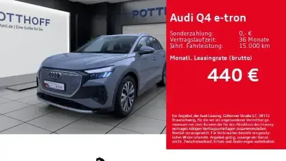 Gebraucht Audi Q4 e-tron Advanced 125 kW (170 PS) 2023 Kieselgrau SUV