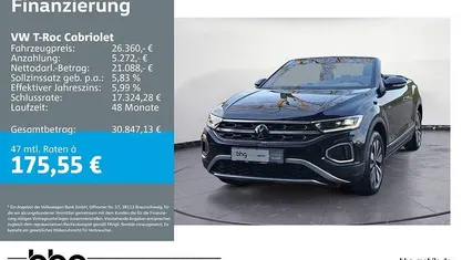 Gebraucht VW T-Roc Goal 116 PS (85 kW) 2025 Schwarz SUV