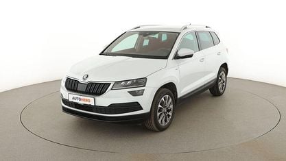 Gebraucht Skoda Karoq Clever 116 PS (85 kW) 2021 Weiß SUV
