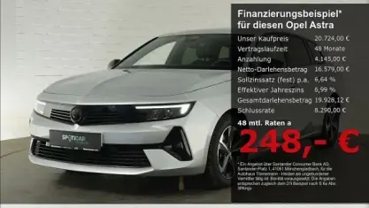 Używany Opel Astra 131 KM (96 kW) 2024 Srebrny Kombi