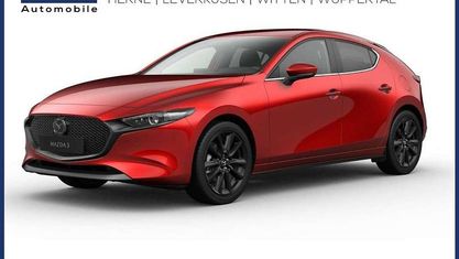 Neu Mazda 3 Exclusive-Line 186 PS (136 kW) 2026 Soul red crystal Limousine