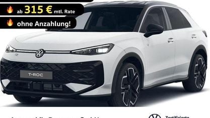 Nowe VW T-Roc R-line 150 KM (110 kW) 2026 Biały SUV