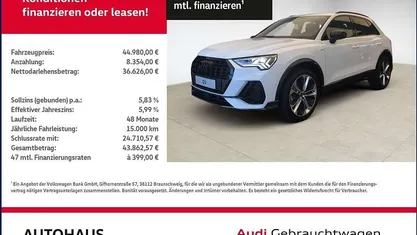 Weiß Gebraucht 2025 Audi Q3 S-Line SUV | 44.979 € (Fairer Preis)