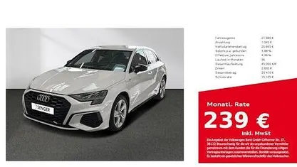 Gebraucht Audi A3 S-Line 245 PS (180 kW) 2022 Limousine