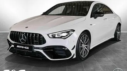Gebraucht Mercedes CLA45 AMG AMG 387 PS (284 kW) 2022 Unilack polarweiß Coupé