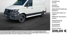 Weiß Neu 2025 VW Crafter Van | 38.990 € (Superpreis)