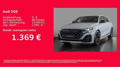 Neu Audi SQ8 Ambiente 507 PS (372 kW) 2025 Weiß SUV