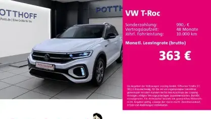 Gebraucht VW T-Roc R-line 150 PS (110 kW) 2023 Pure white SUV
